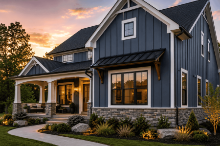 Roofsmith Restoration Akron, Board & Batten Siding